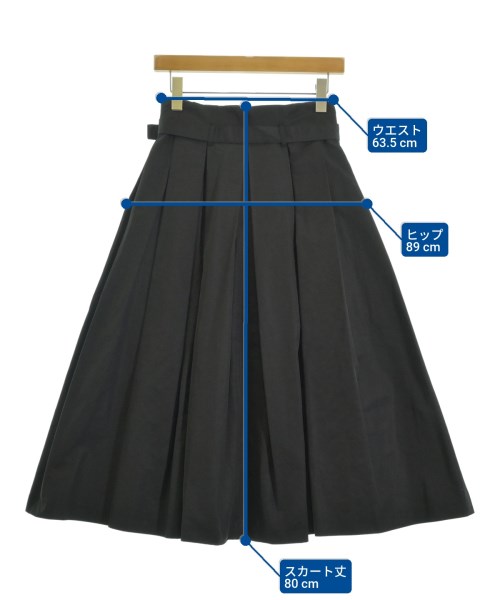 martinique（マルティニーク）ロング・マキシ丈スカート 黒 サイズ:1(S位) レディース/2200666738011