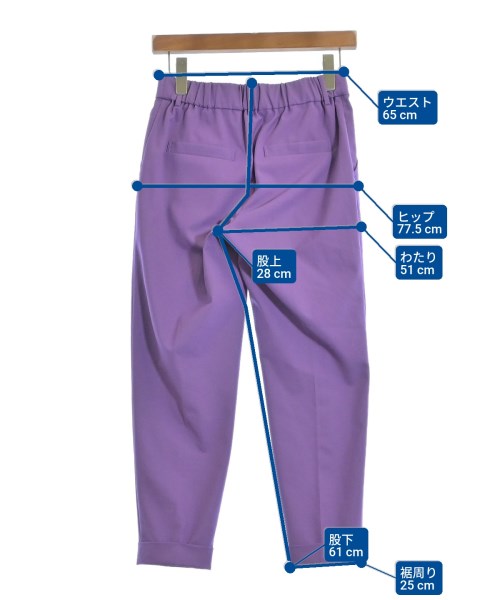 martinique（マルティニーク）スラックス 紫 サイズ:1(S位) レディース/2200667675025