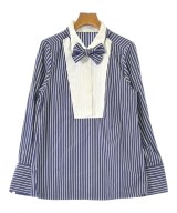 l'heritage martinique（レリタージュマルティニーク）カジュアルシャツ 紺 サイズ:-(XL位) レディース/2200669263053