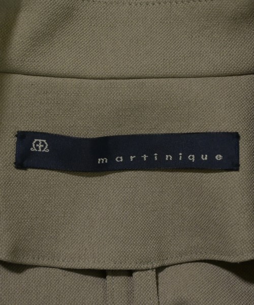martinique（マルティニーク）ノーカラージャケット カーキ サイズ:-(M位) レディース/2200667669109