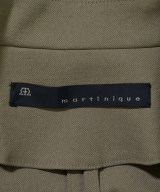 martinique（マルティニーク）ノーカラージャケット カーキ サイズ:-(M位) レディース/2200667669109