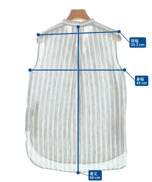 martinique（マルティニーク）カジュアルシャツ グレー サイズ:2(M位) レディース/2200669447057