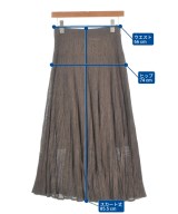 martinique（マルティニーク）ひざ丈スカート 茶 サイズ:-(S位) レディース/2200683591118