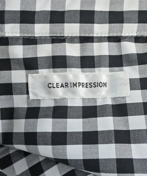 CLEAR IMPRESSION（クリアインプレッション）シャツワンピース 黒 サイズ:13(XL位) レディース/2200675526029