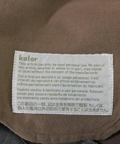 kolor（カラー）その他 グレー サイズ:1(S位) メンズ/2200459681234