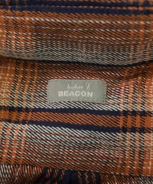 kolor（カラー）カジュアルシャツ オレンジ サイズ:2(M位) メンズ/2200634538261