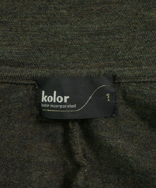 kolor（カラー）カーディガン カーキ サイズ:1(S位) メンズ/2200622356044