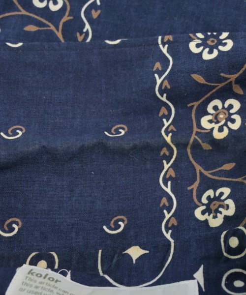 kolor（カラー）カジュアルシャツ 紺 サイズ:1(S位) メンズ/2200619226213