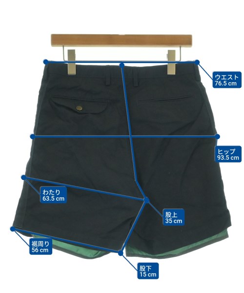 kolor（カラー）ショートパンツ 紺 サイズ:1(S位) メンズ/2200621406108