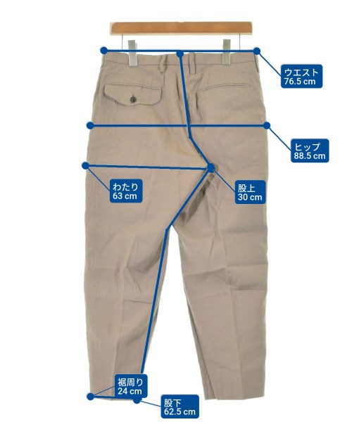 kolor（カラー）スラックス ベージュ サイズ:1(S位) メンズ/2200529213204