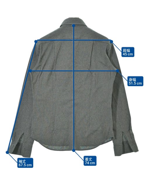 kolor（カラー）カジュアルシャツ グレー サイズ:2(M位) メンズ/2200594035978