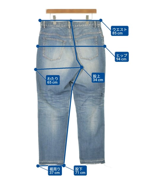kolor（カラー）デニムパンツ 青 サイズ:-(L位) メンズ/2200637191579