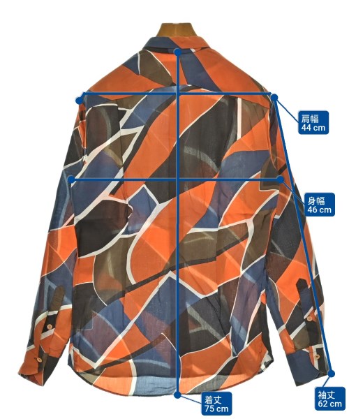 kolor（カラー）カジュアルシャツ 茶 サイズ:1(S位) メンズ/2200637491037