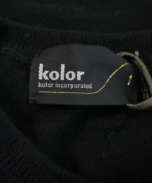kolor（カラー）ニット・セーター 黒 サイズ:1(S位) メンズ/2200623809013