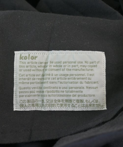 kolor（カラー）スラックス 紺 サイズ:1(S位) メンズ/2200640669119