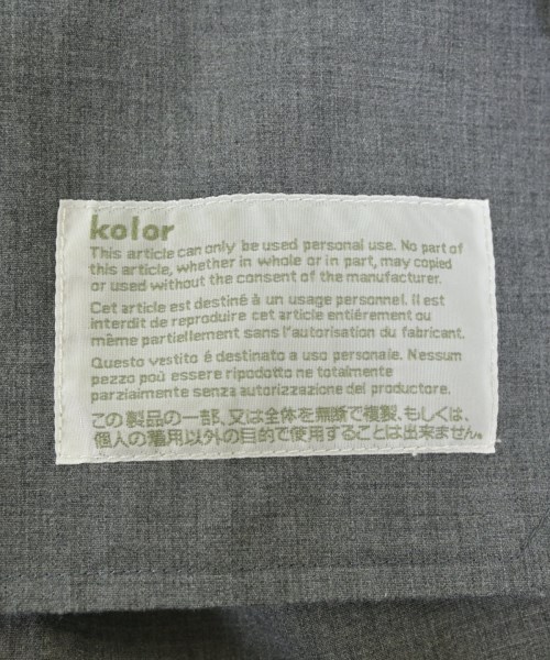 kolor（カラー）ステンカラーコート 茶 サイズ:3(L位) メンズ/2200628610027