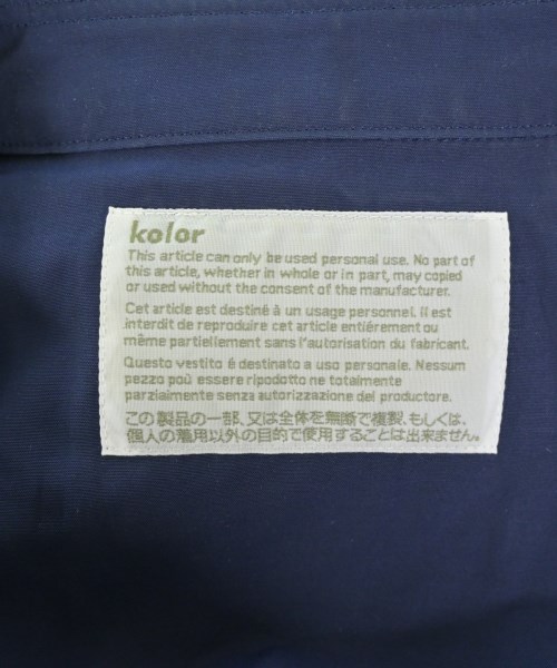 kolor（カラー）カジュアルシャツ 紺 サイズ:3(L位) メンズ/2200628610065