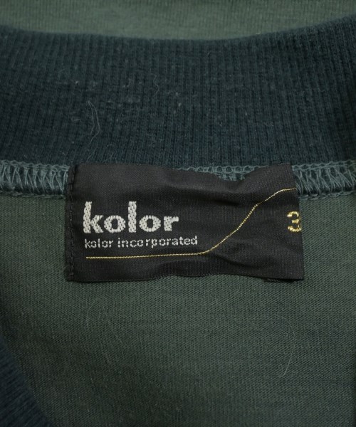 kolor（カラー）Tシャツ・カットソー 緑 サイズ:3(L位) メンズ/2200628610089
