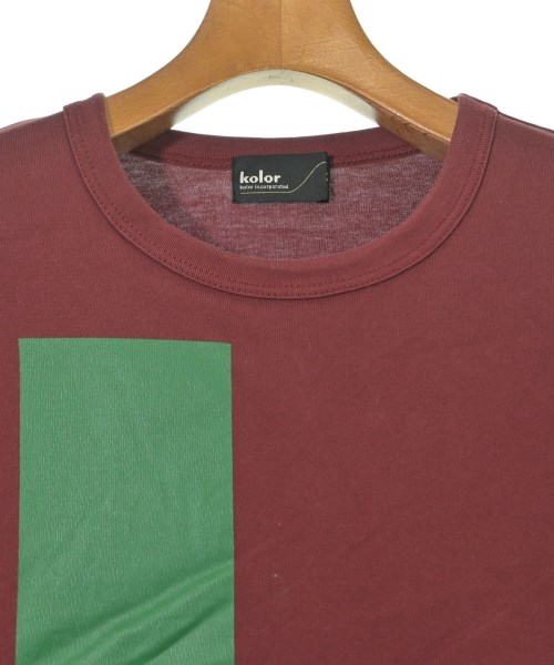 kolor（カラー）Tシャツ・カットソー 赤 サイズ:2(M位) メンズ/2200616865019