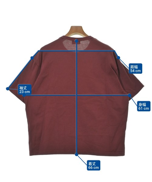 kolor（カラー）Tシャツ・カットソー 赤 サイズ:2(M位) メンズ/2200616865019