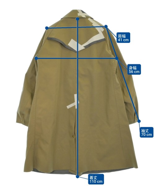 kolor（カラー）ステンカラーコート ベージュ サイズ:2(M位) メンズ/2200628386014