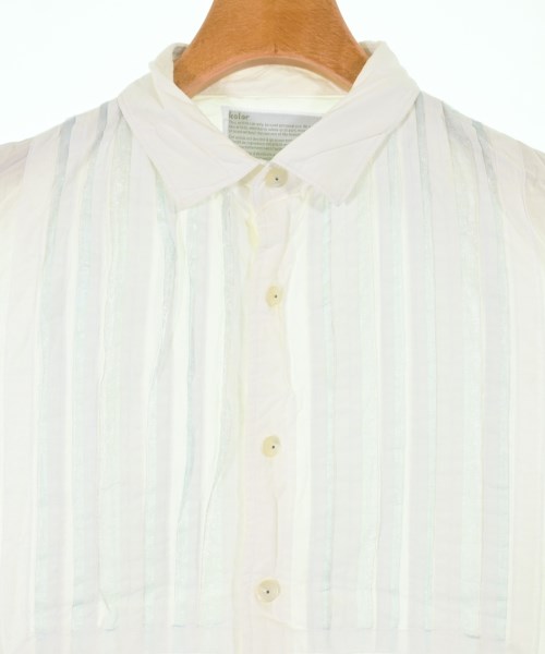 kolor（カラー）カジュアルシャツ 白 サイズ:3(L位) メンズ/2200643193109