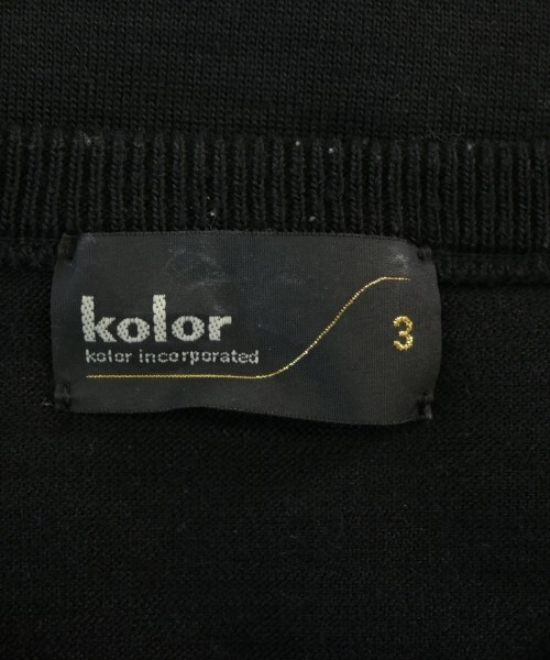 kolor（カラー）ニット・セーター 黒 サイズ:3(L位) メンズ/2200643386044
