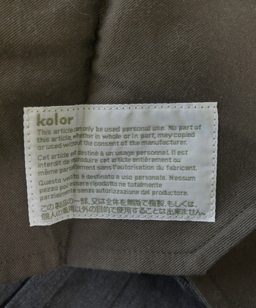 kolor（カラー）スラックス グレー サイズ:3(L位) メンズ/2200644199278