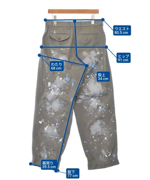 kolor（カラー）チノパン グレー サイズ:1(S位) メンズ/2200644674126