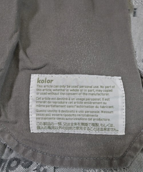 kolor（カラー）その他 グレー サイズ:1(S位) メンズ/2200543609045