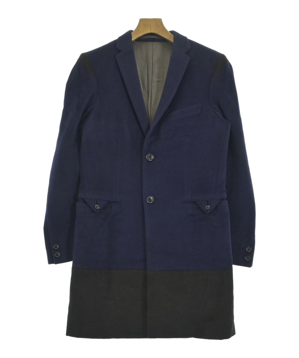 SALE限定価格　kolor チェスターコート kolor（カラー）チェスターコート 紺 サイズ:1(S位) メンズ