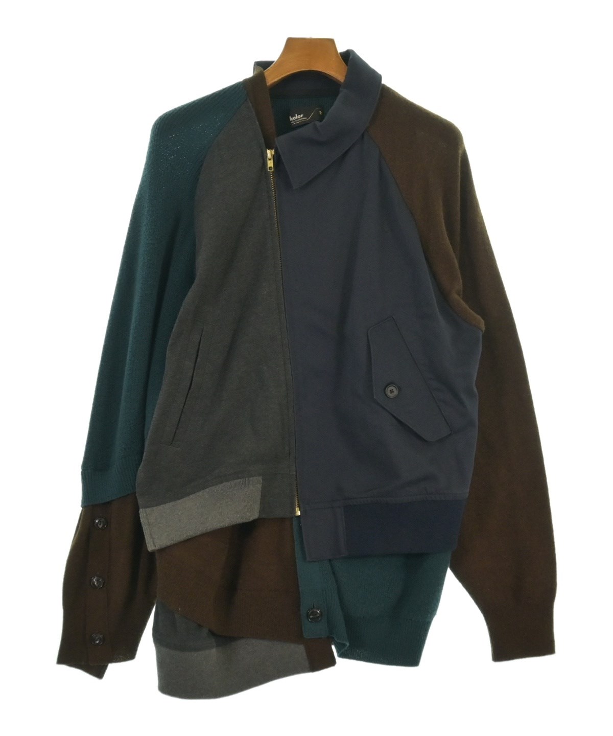 【kolor 22aw】ドッキング カーディガン サイズ1 2075661492.jpg?1698761660