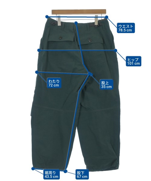 kolor（カラー）カーゴパンツ 緑 サイズ:1(S位) メンズ/2200623275030