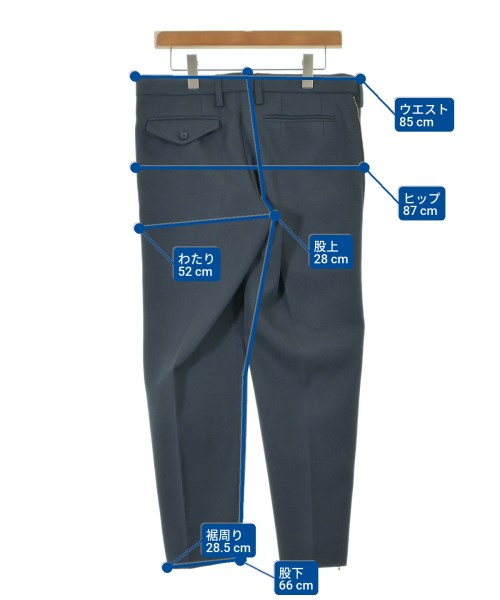 kolor（カラー）スラックス 紺 サイズ:3(L位) メンズ/2200624094043