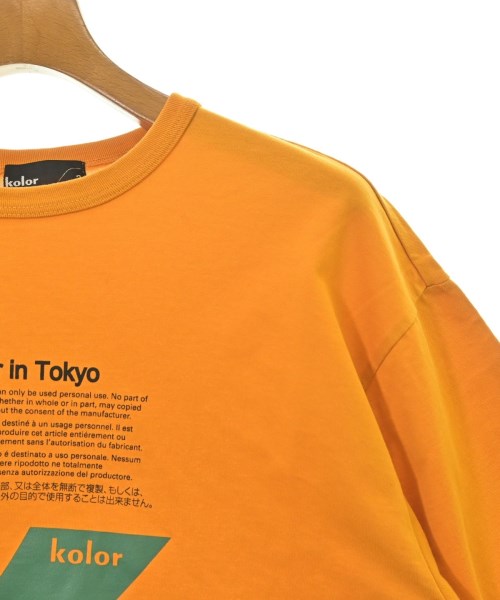kolor（カラー）Tシャツ・カットソー オレンジ サイズ:3(L位) メンズ/2200625523092