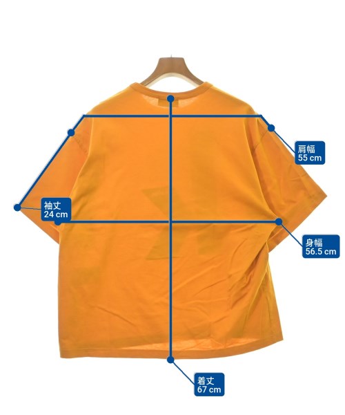 kolor（カラー）Tシャツ・カットソー オレンジ サイズ:3(L位) メンズ/2200625523092
