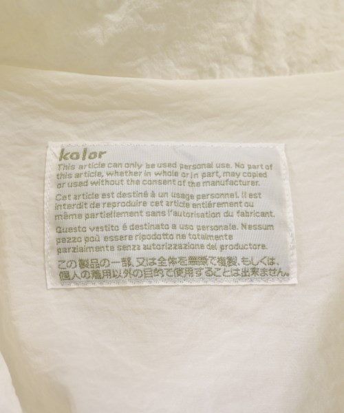 kolor（カラー）カジュアルシャツ 白 サイズ:3(L位) メンズ/2200626147105