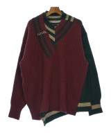 kolor（カラー）ニット・セーター 赤 サイズ:3(L位) メンズ/2200628891013