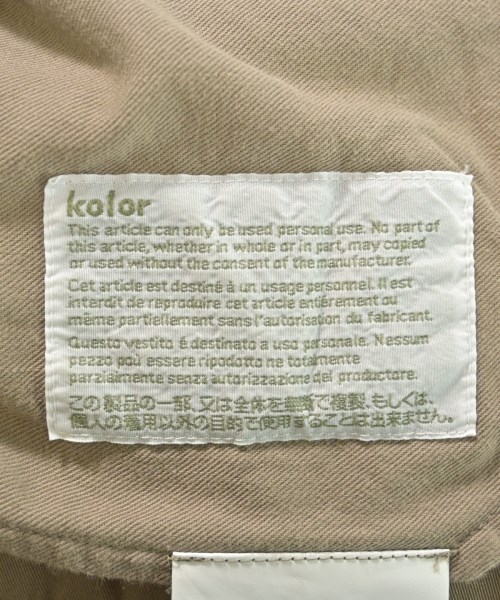 kolor（カラー）チノパン ベージュ サイズ:2(M位) メンズ/2200623317013