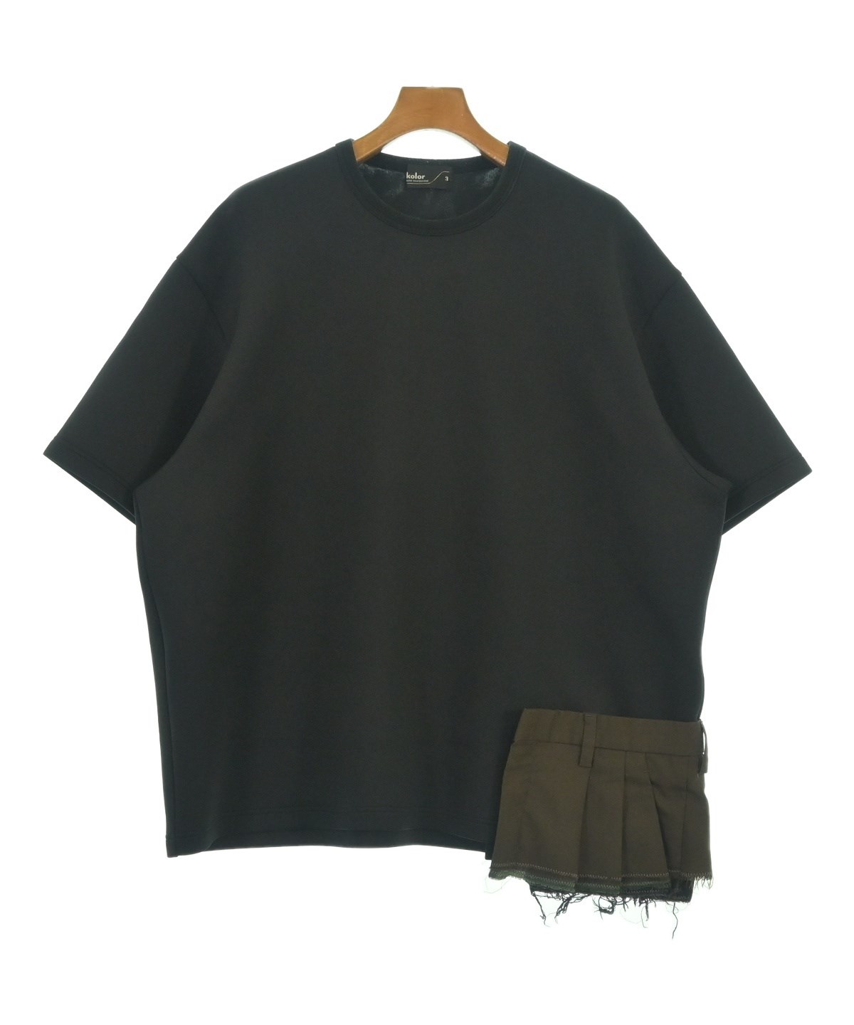 kolor（カラー）Tシャツ・カットソー 黒 サイズ:3(L位) メンズ