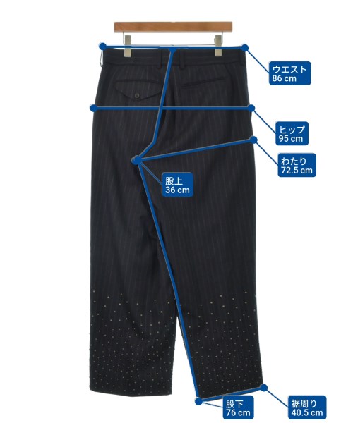 kolor（カラー）スラックス 紺 サイズ:2(M位) メンズ/2200630219218