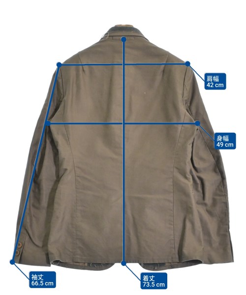 kolor（カラー）カジュアルジャケット 茶 サイズ:2(M位) メンズ/2200630728017