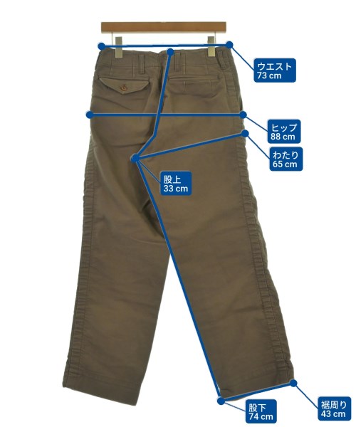 kolor（カラー）チノパン 茶 サイズ:1(S位) メンズ/2200630728048