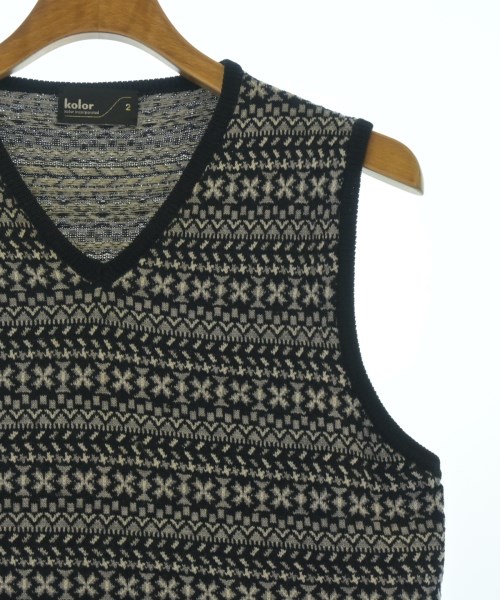kolor（カラー）ベスト 黒 サイズ:2(M位) メンズ/2200631723066