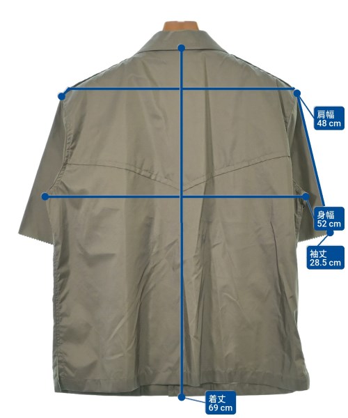 kolor（カラー）カジュアルシャツ カーキ サイズ:2(M位) メンズ/2200632626014