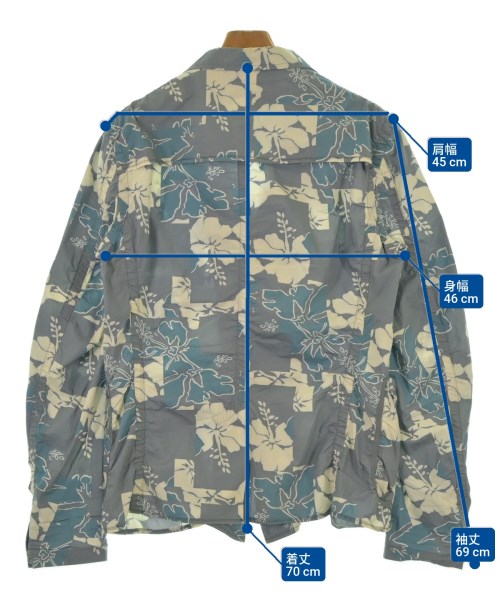 kolor（カラー）テーラードジャケット グレー サイズ:3(L位) メンズ/2200633067014