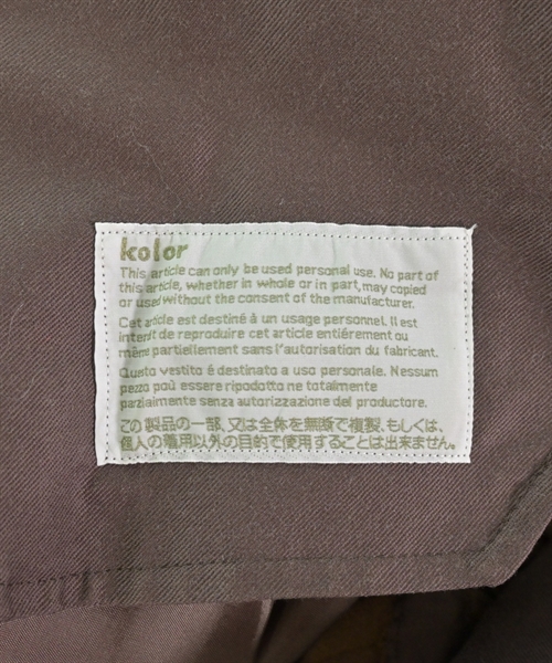 kolor（カラー）その他 茶 サイズ:4(XL位) メンズ/2200601059195