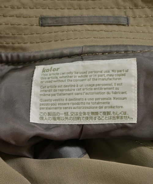 kolor（カラー）トレンチコート ベージュ サイズ:2(M位) メンズ/2200618316014