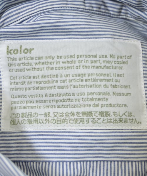 kolor（カラー）カジュアルシャツ 紺 サイズ:2(M位) メンズ/2200619288020