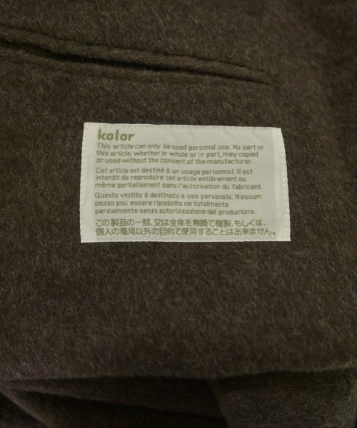 kolor（カラー）ジャケット 茶 サイズ:1(S位) メンズ/2200619875046